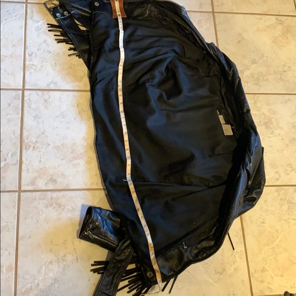 Brooks Leather Belted Jacket - image 8